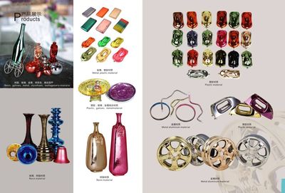 深藍納米噴鍍 金銀鉻層，一噴即成，文化用品的革新之選